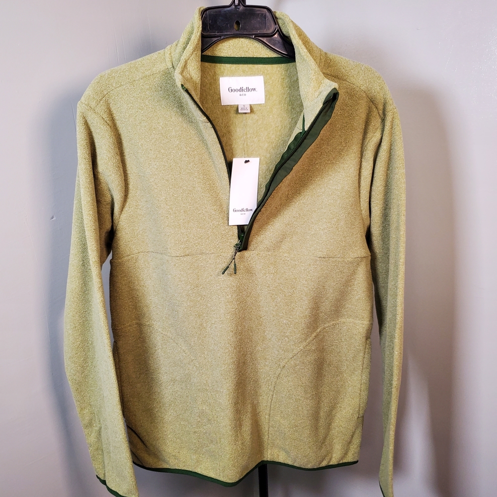 Goodfellow & Co Men's Olive Zip-Up Sweater